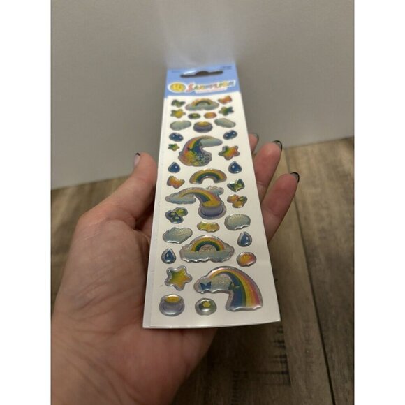Vintage Sandylion Stickers Gems Rainbows, Sealed - Picture 4 of 4
